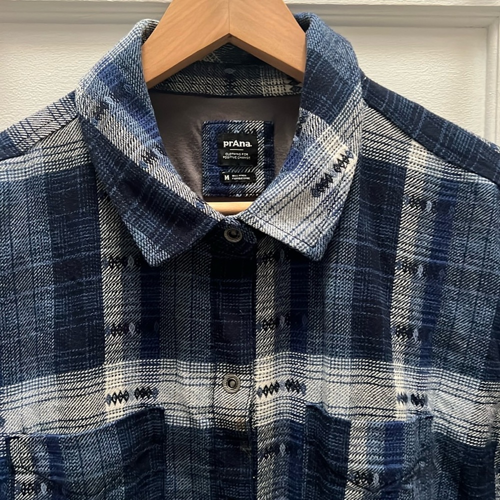 Prana women’s lined flannel shirt/jacket